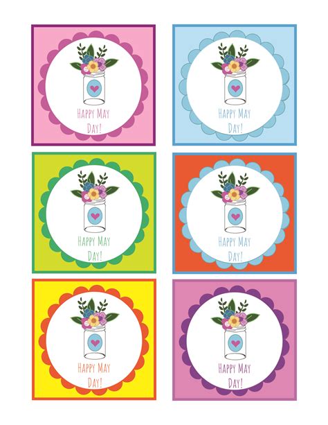 Printable May Day Cards